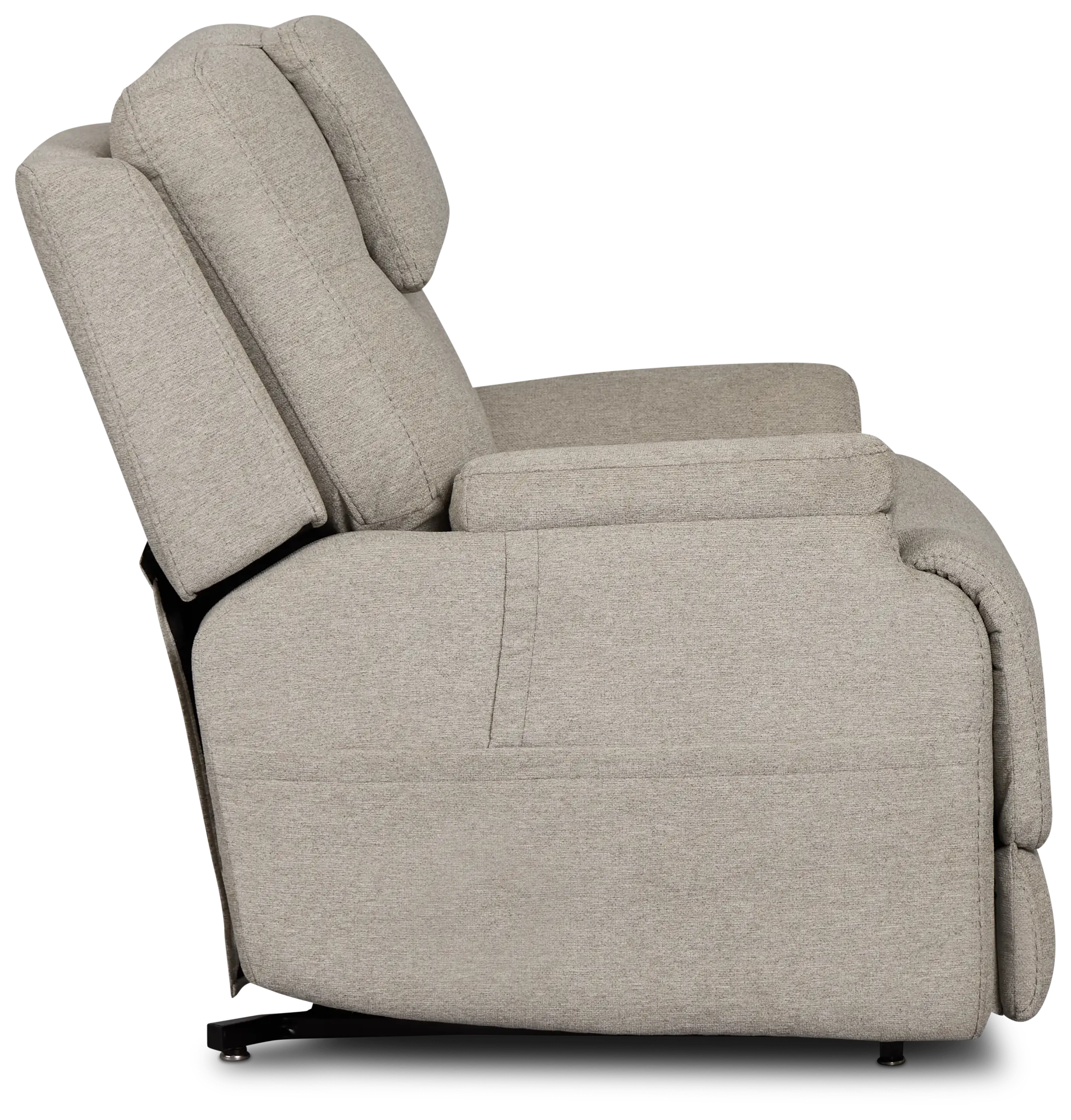 Zecliner Petite Light Gray Fabric Power Lift Recliner Zecliner Petite Light Gray Fabric Power Lift Recliner