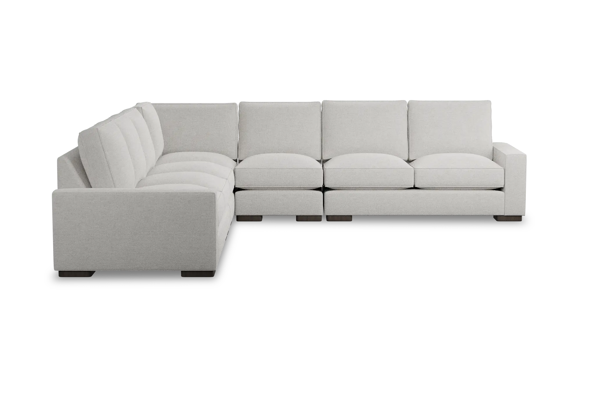 Edgewater Maguire Ivory Large Two-arm Sectional Edgewater Maguire Ivory Large Two-arm Sectional