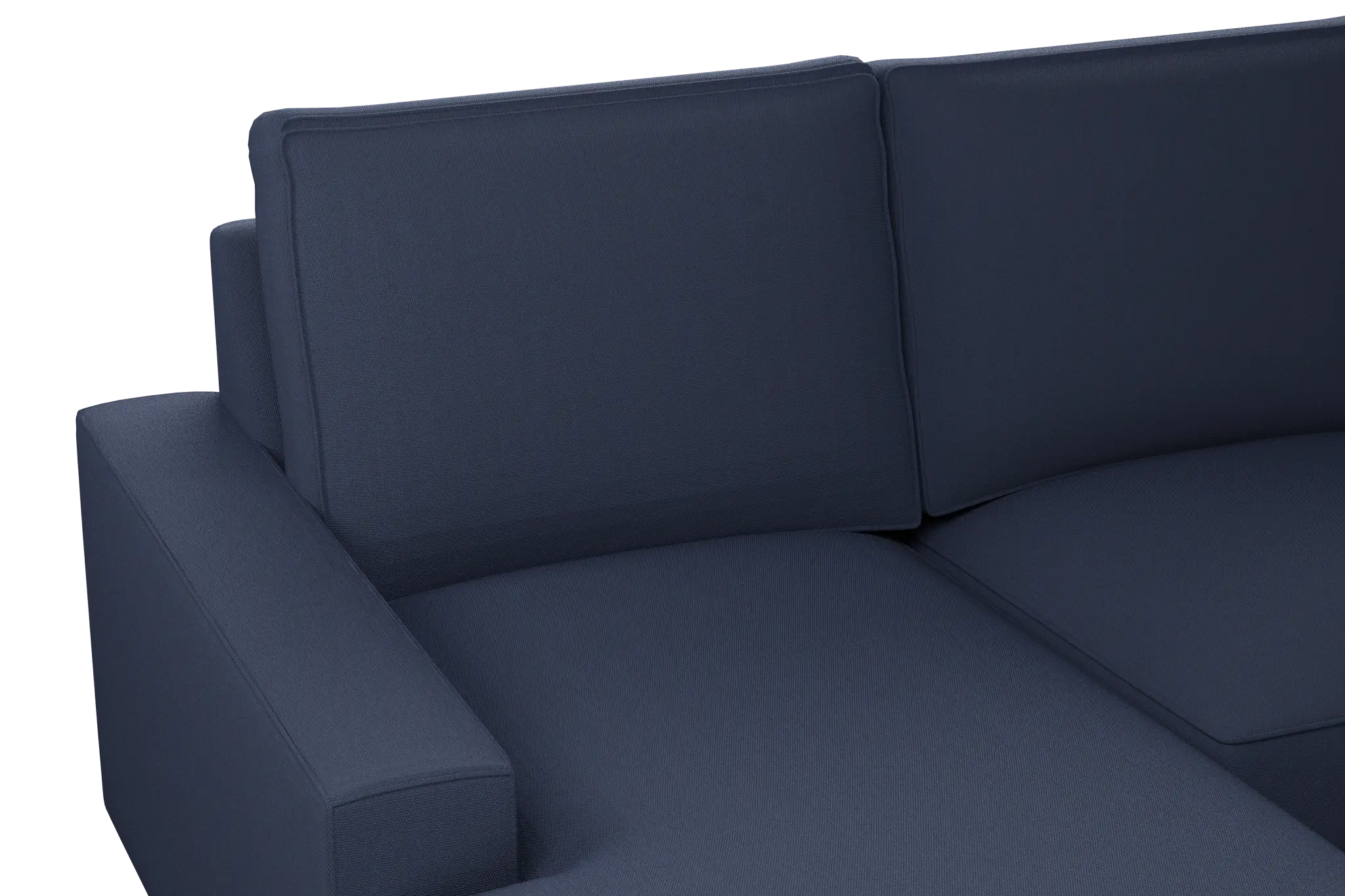 Edgewater Peyton Dark Blue Medium Left Chaise Sectional Edgewater Peyton Dark Blue Medium Left Chaise Sectional