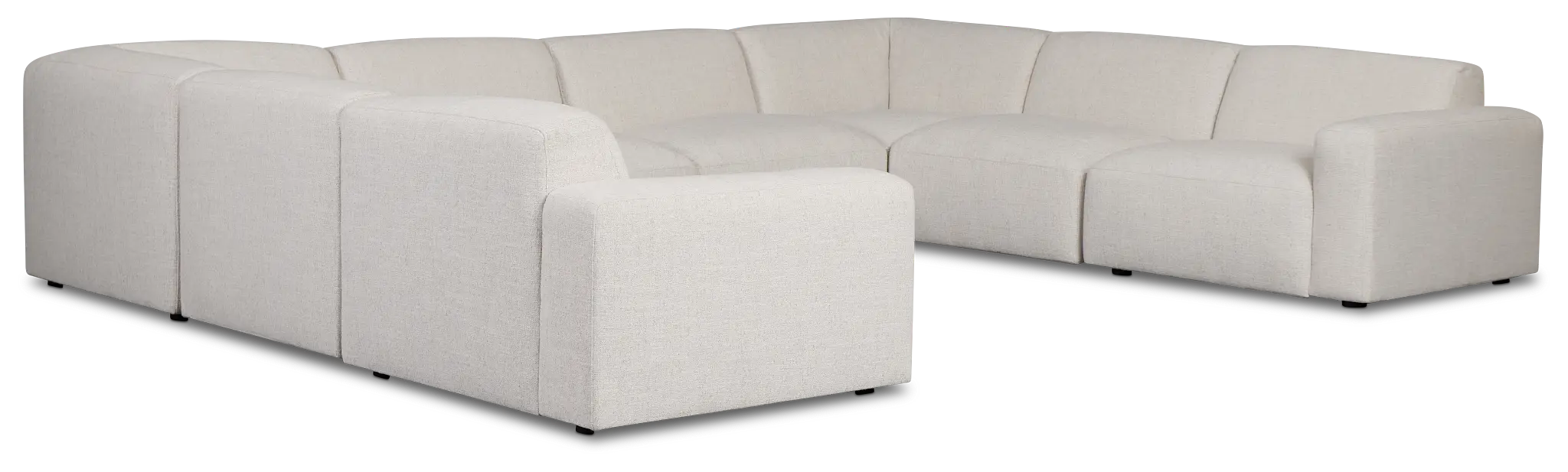 Baylor Light Beige Fabric 8-piece Modular Sectional Baylor Light Beige Fabric 8-piece Modular Sectional