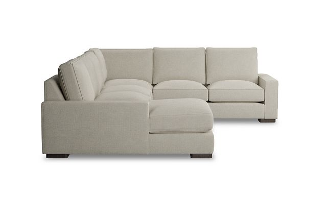 Edgewater Suave Beige Medium Left Chaise Sectional