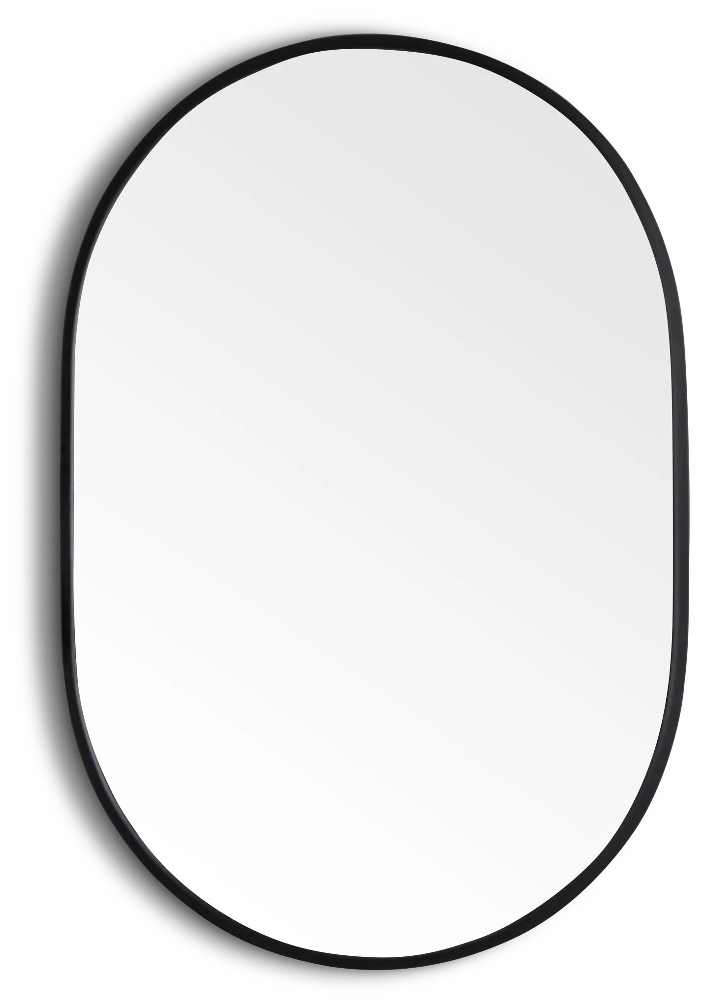 Ezra Black Medium Mirror