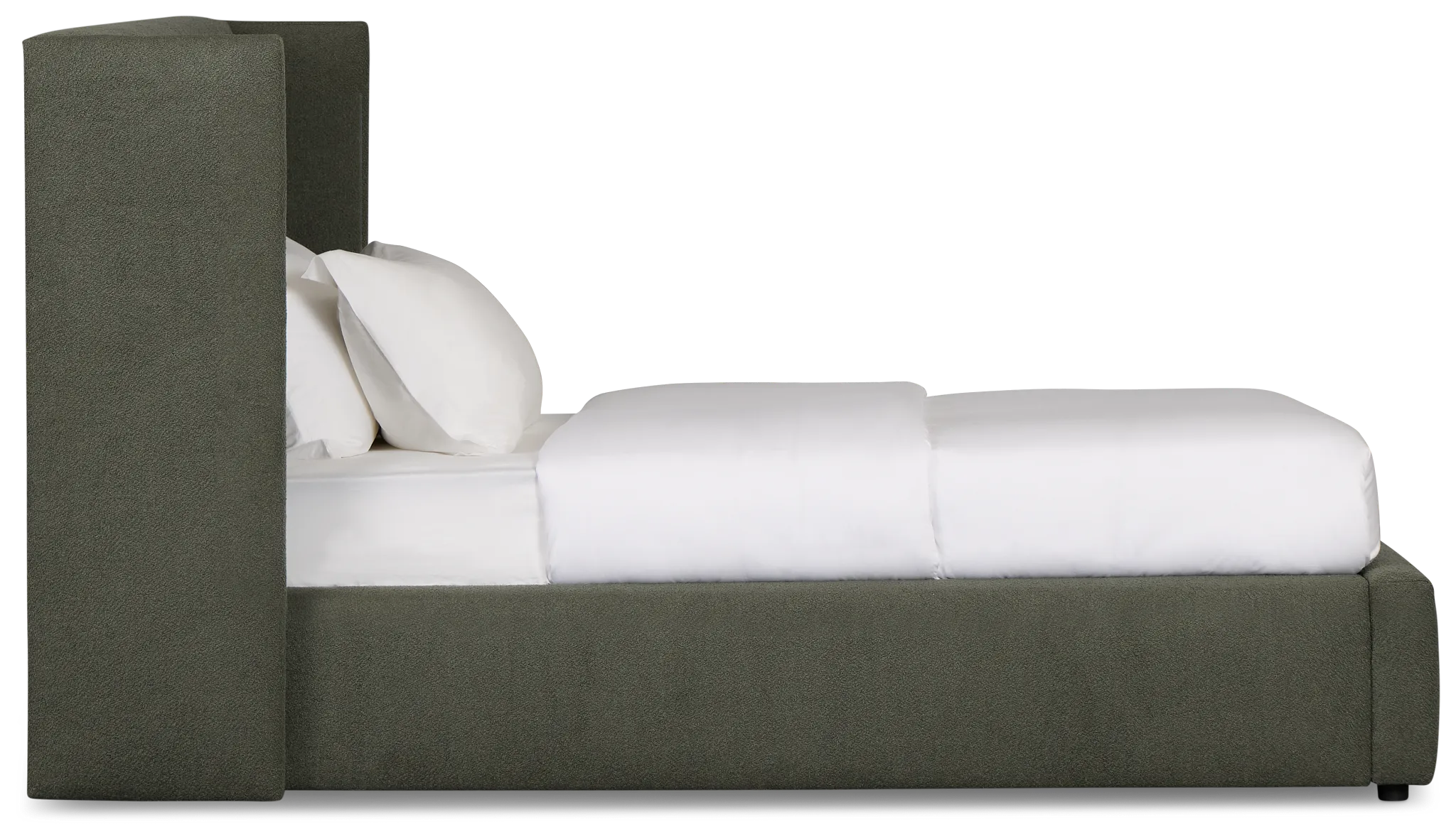 Captiva Sutton Green 48" Upholstered Shelter Bed