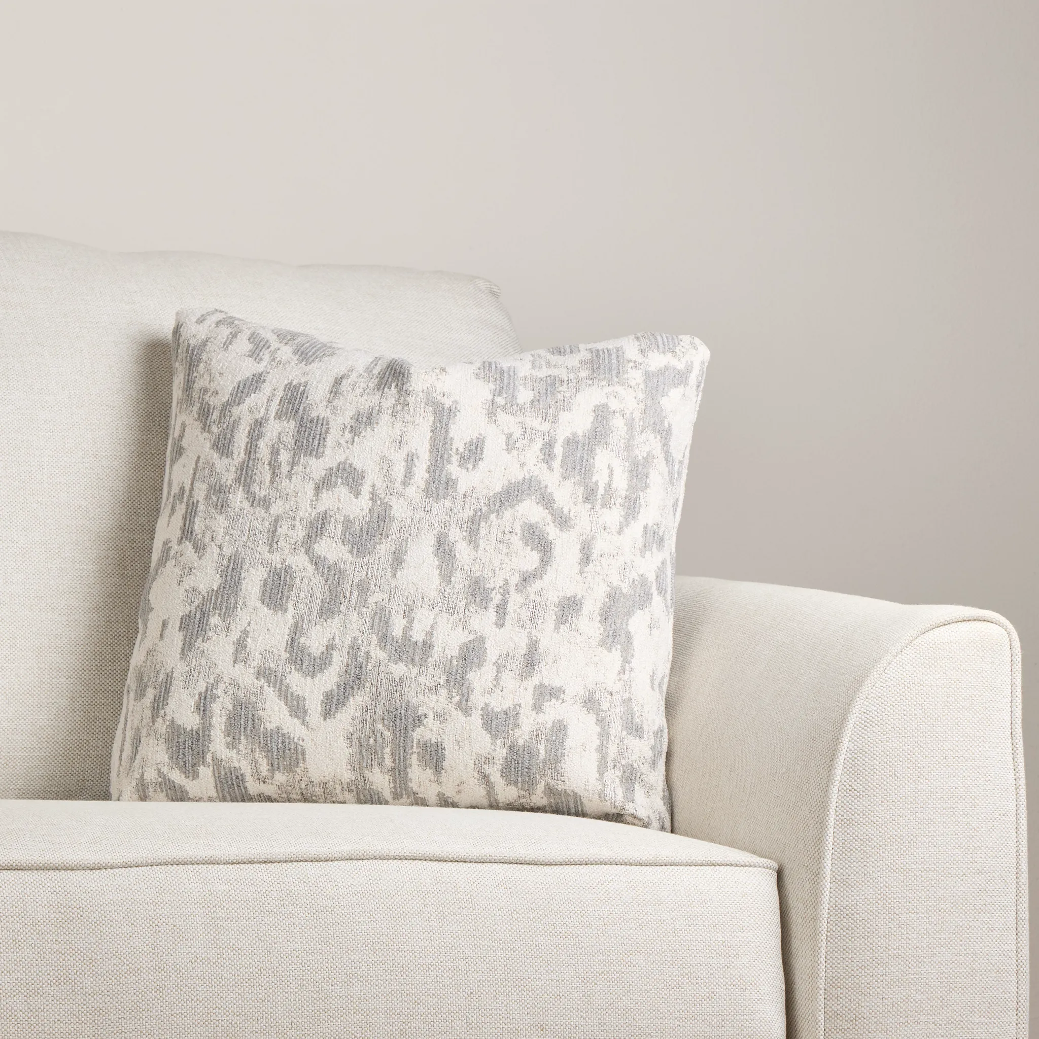 Aurora Gray 18" Square Accent Pillow