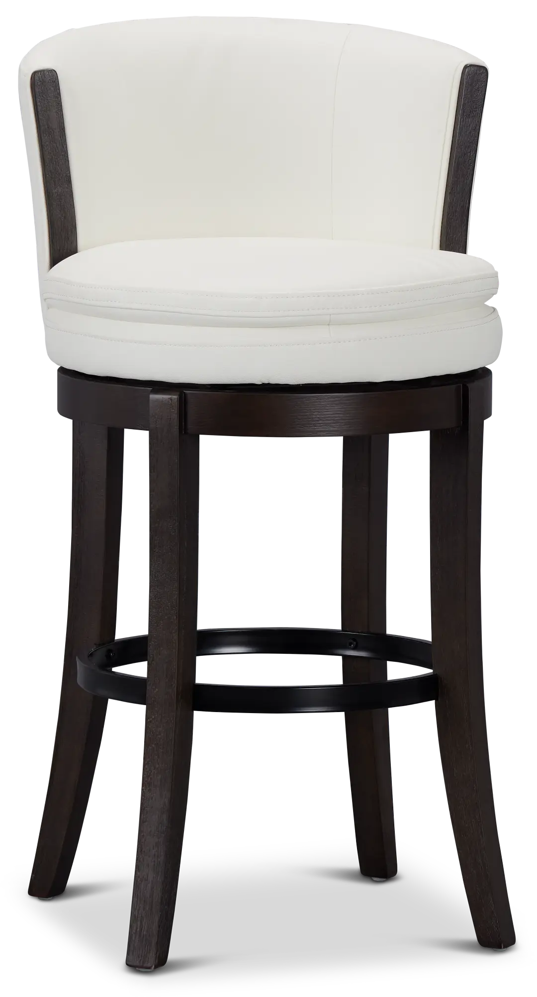 Vance White Micro 30" Swivel Barstool Vance White Micro 30" Swivel Barstool