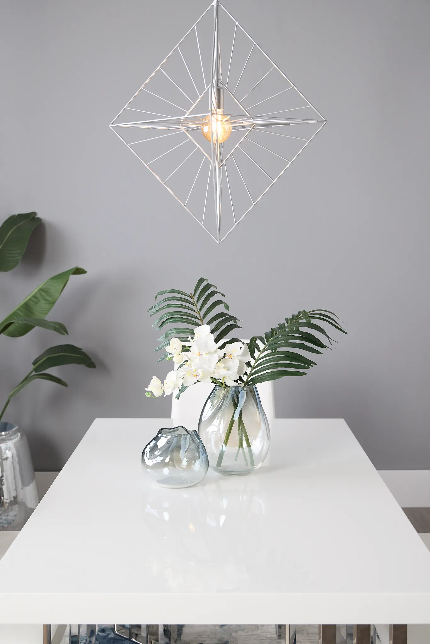 Axel White Rectangular Table