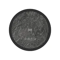 Rupin Black Round End Table