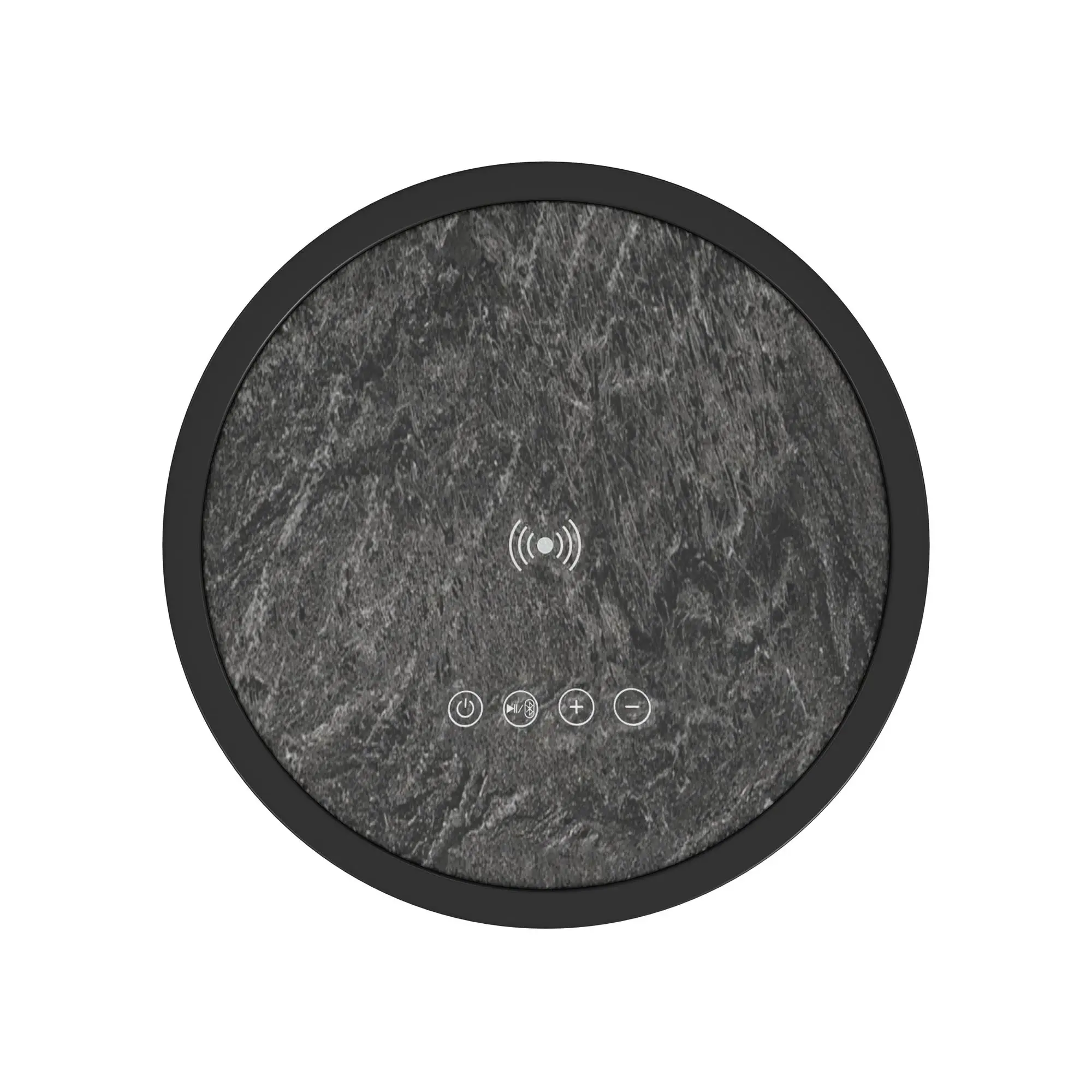 Rupin Black Round End Table Rupin Black Round End Table