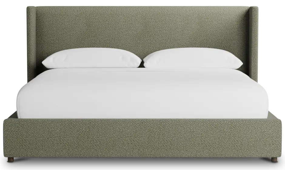 Captiva Sutton Green 48" Upholstered Shelter Bed Captiva Sutton Green 48" Upholstered Shelter Bed