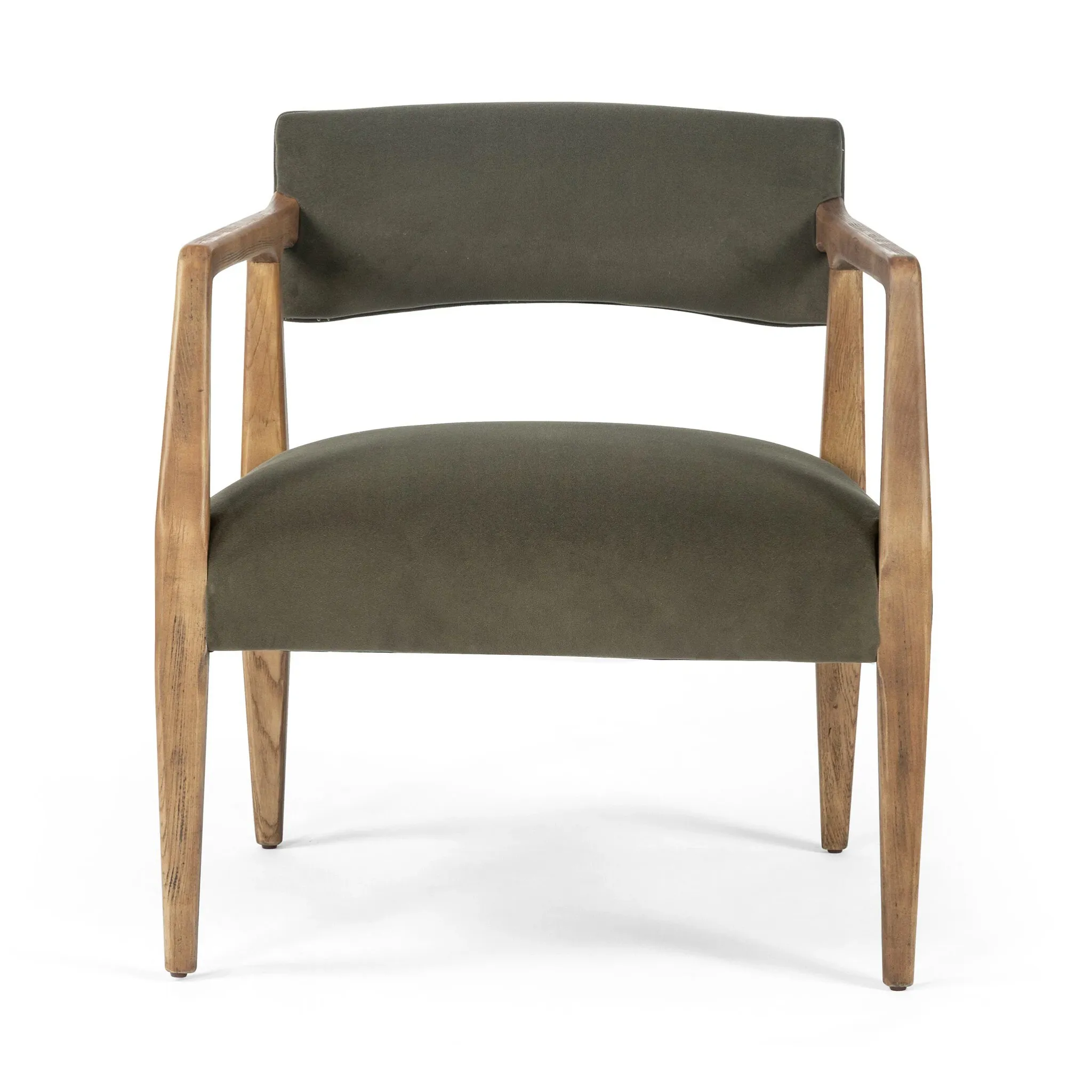 Four Hands Tyler Dark Green Velvet Accent Chair