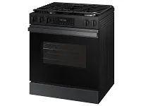 Samsung Bespoke Series Black Gas Range