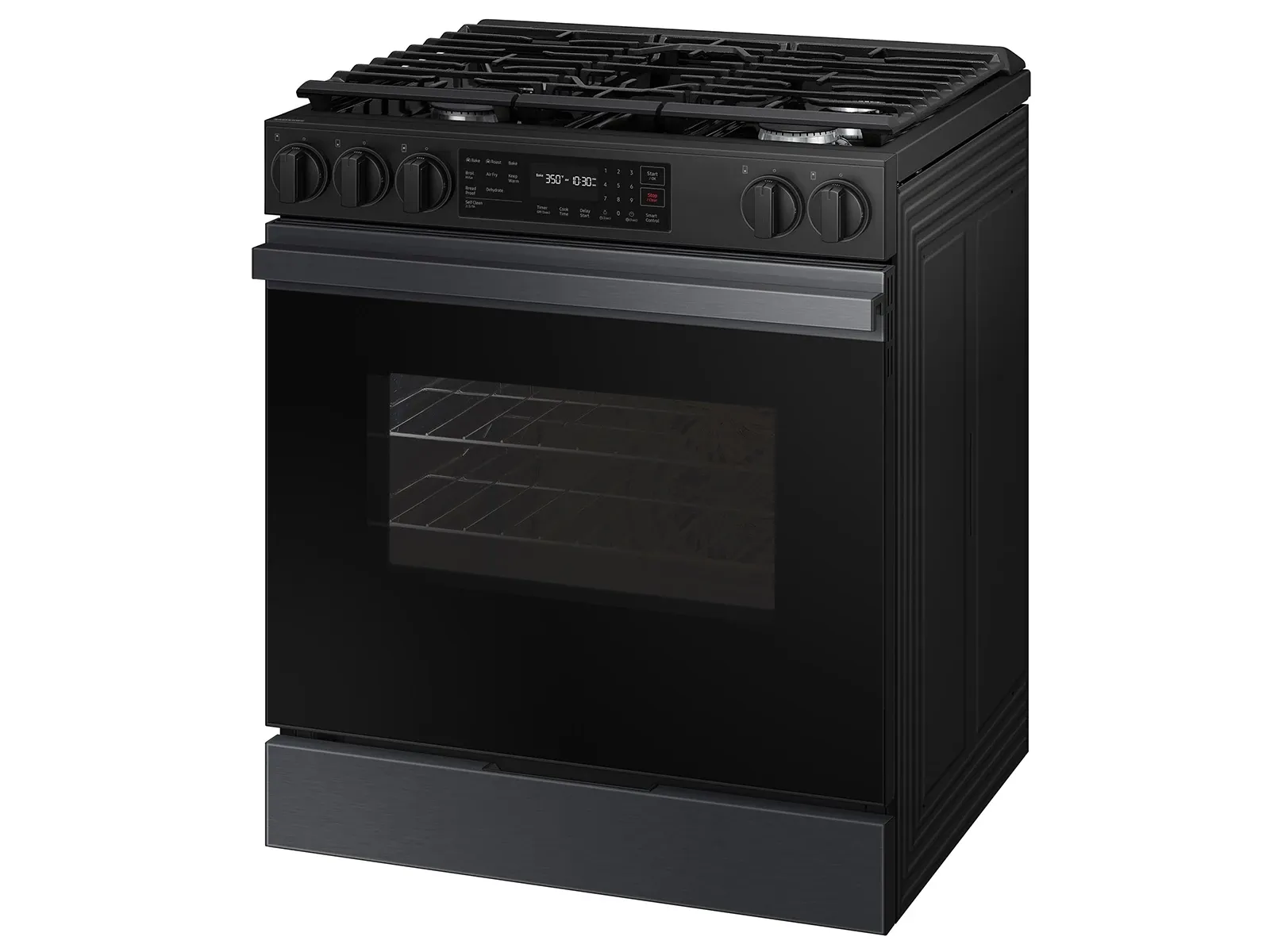 Samsung Bespoke Series Black Gas Range