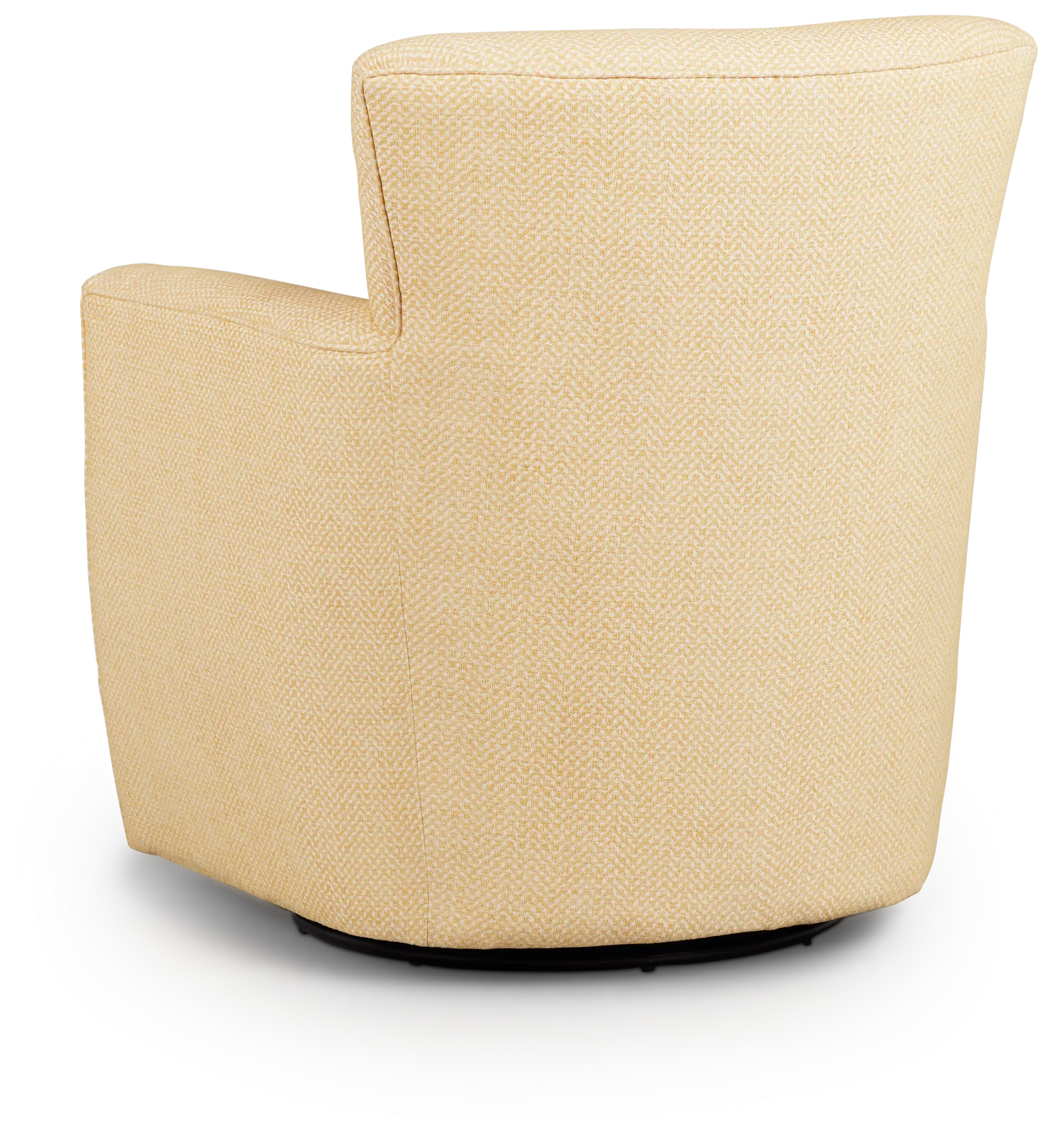 Harley Yellow Fabric Swivel Accent Chair Harley Yellow Fabric Swivel Accent Chair