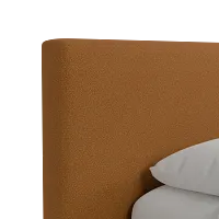 Grayton Elite Light Brown 44" Upholstered Platform Bed