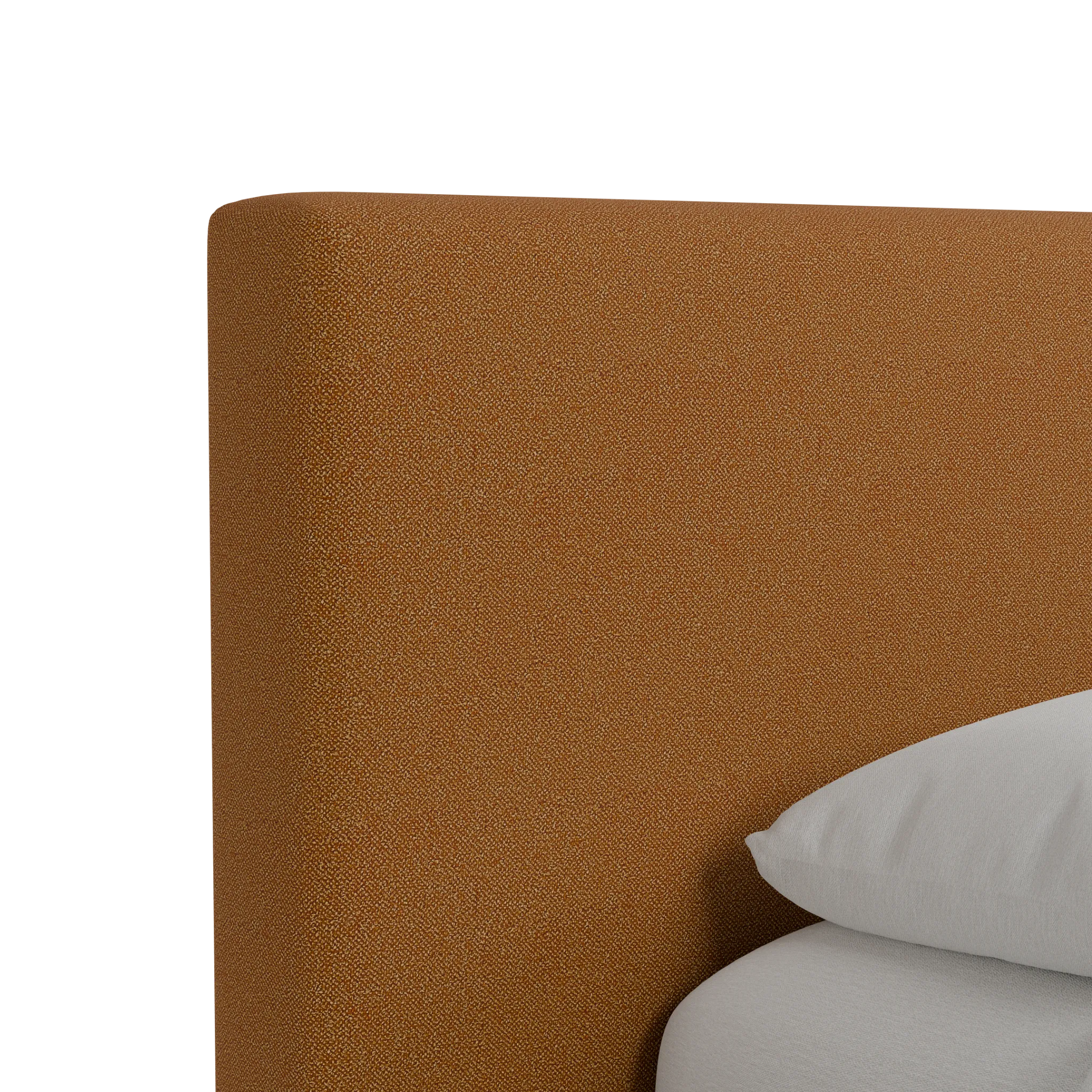 Grayton Elite Light Brown 44" Upholstered Platform Bed