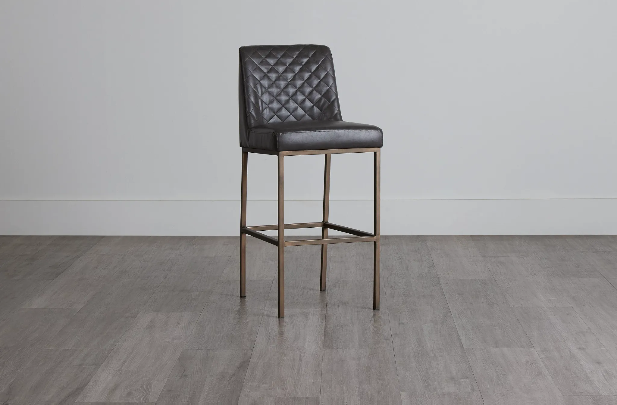 Sierra Dark Gray Bonded Ltr 30" Barstool