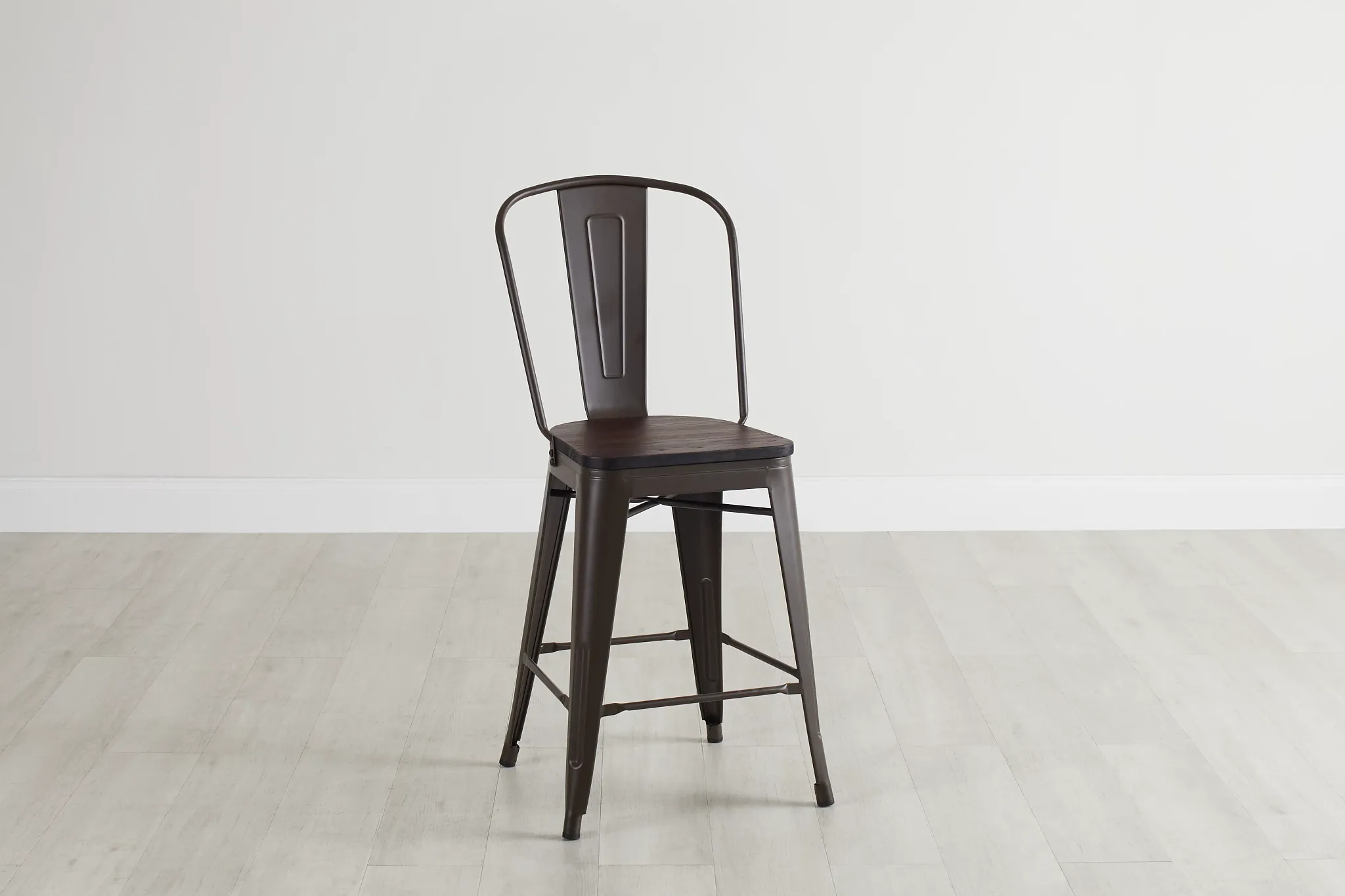 Harlow Dark Tone 24" Wood Barstool