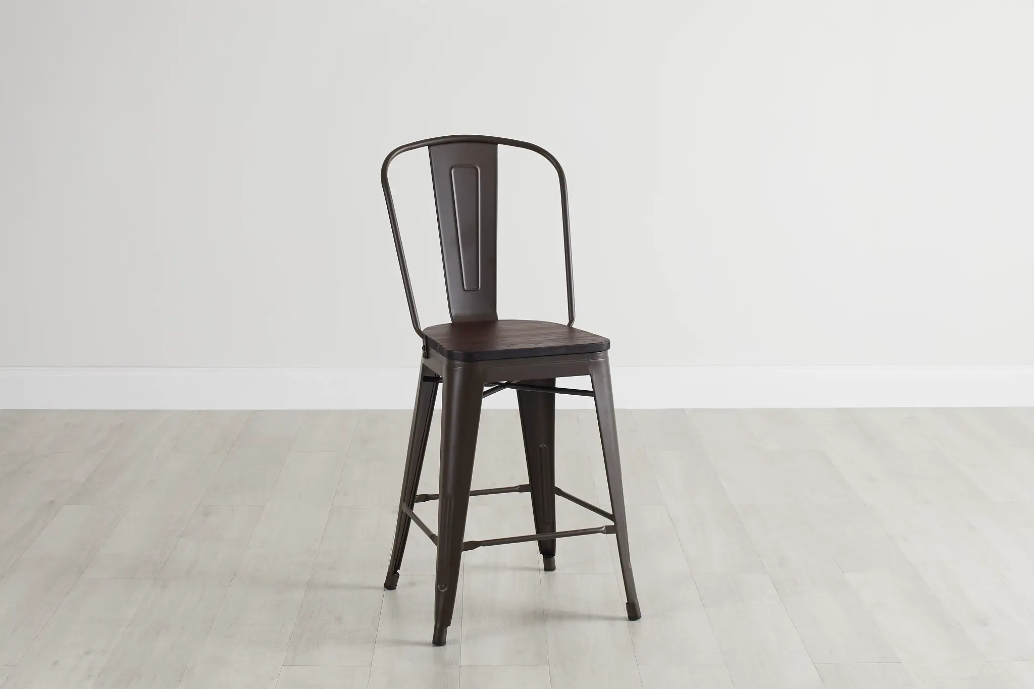 Harlow Dark Tone 24" Wood Barstool Harlow Dark Tone 24" Wood Barstool