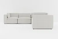 Destin Maguire Ivory Fabric 6-piece Modular Sectional