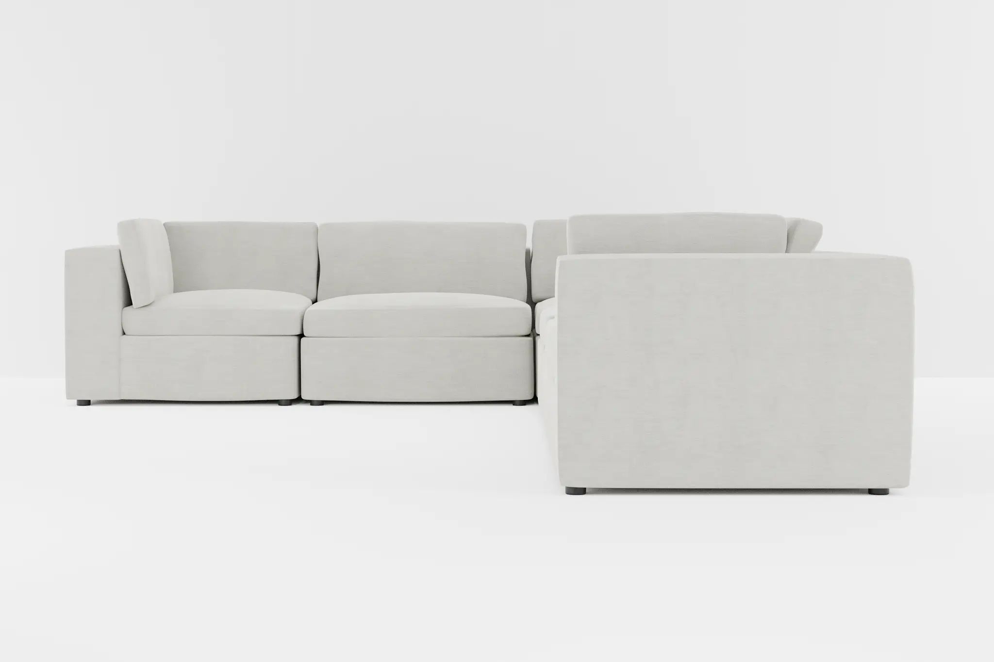 Destin Maguire Ivory Fabric 6-piece Modular Sectional Destin Maguire Ivory Fabric 6-piece Modular Sectional