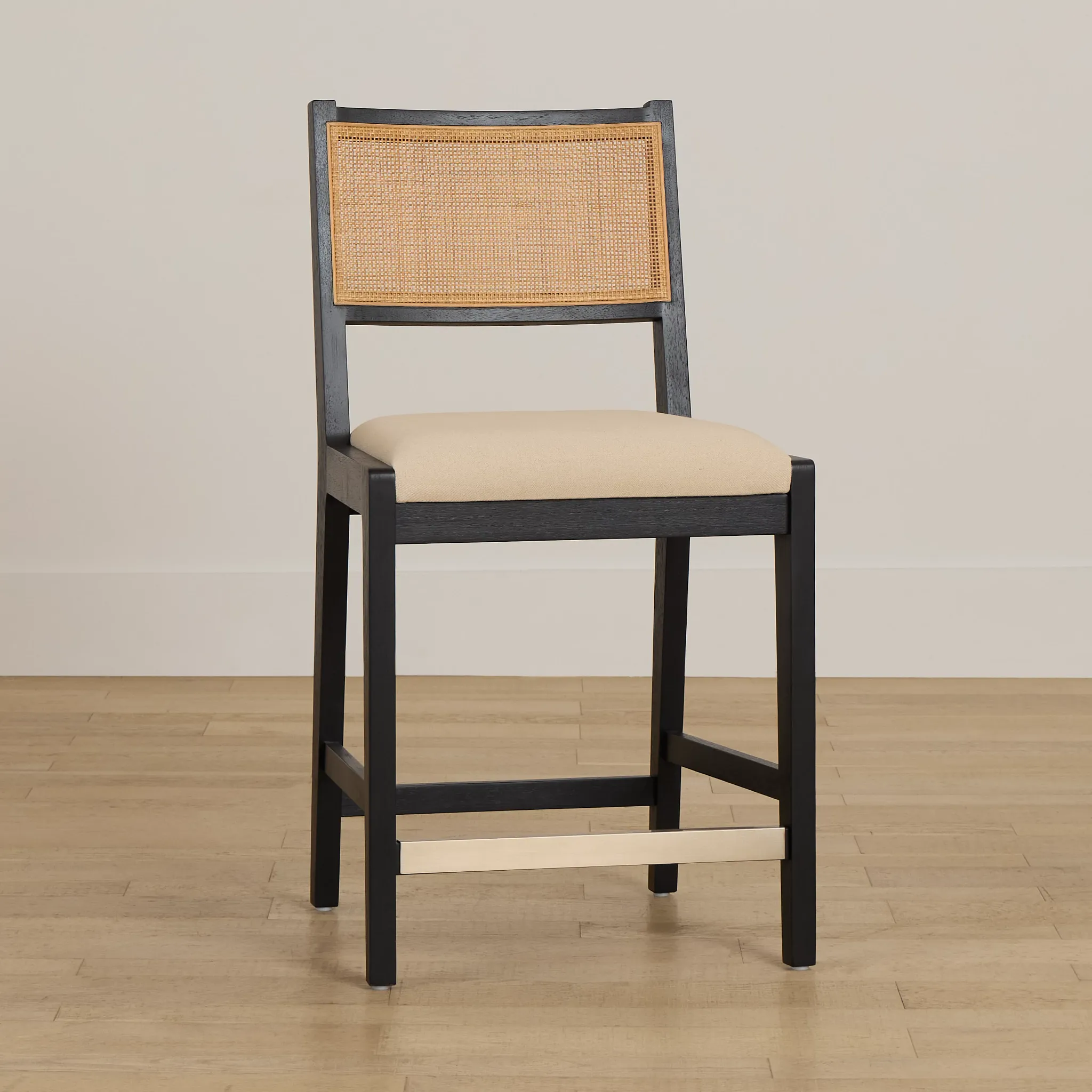 Pacific Black Woven 24" Barstool