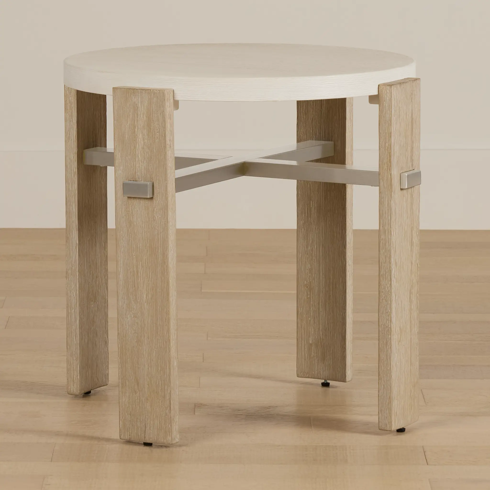 Miramar Light Tone Round End Table Miramar Light Tone Round End Table