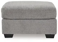 Loreo Light Gray Micro Ottoman