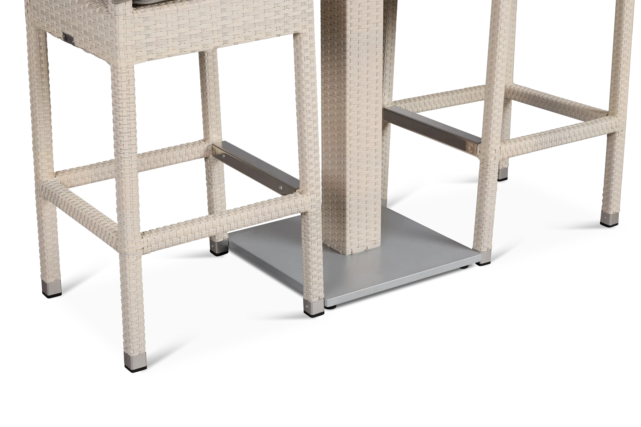 Bahia Gray 27" Pub Table & 2 Barstools