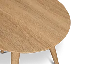 Avon Light Tone Round Bunching End Table