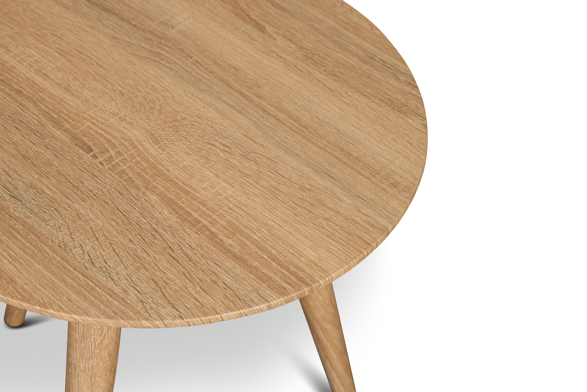 Avon Light Tone Round Bunching End Table