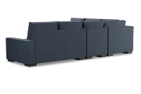 Edgewater Elevation Dark Blue Medium Two-arm Sectional