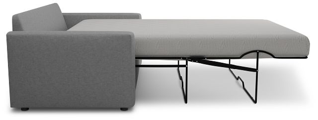 Siesta Suave Gray Fabric Memory Foam Sleeper