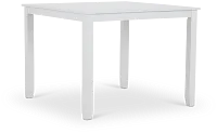 Edgartown White Square High Dining Table