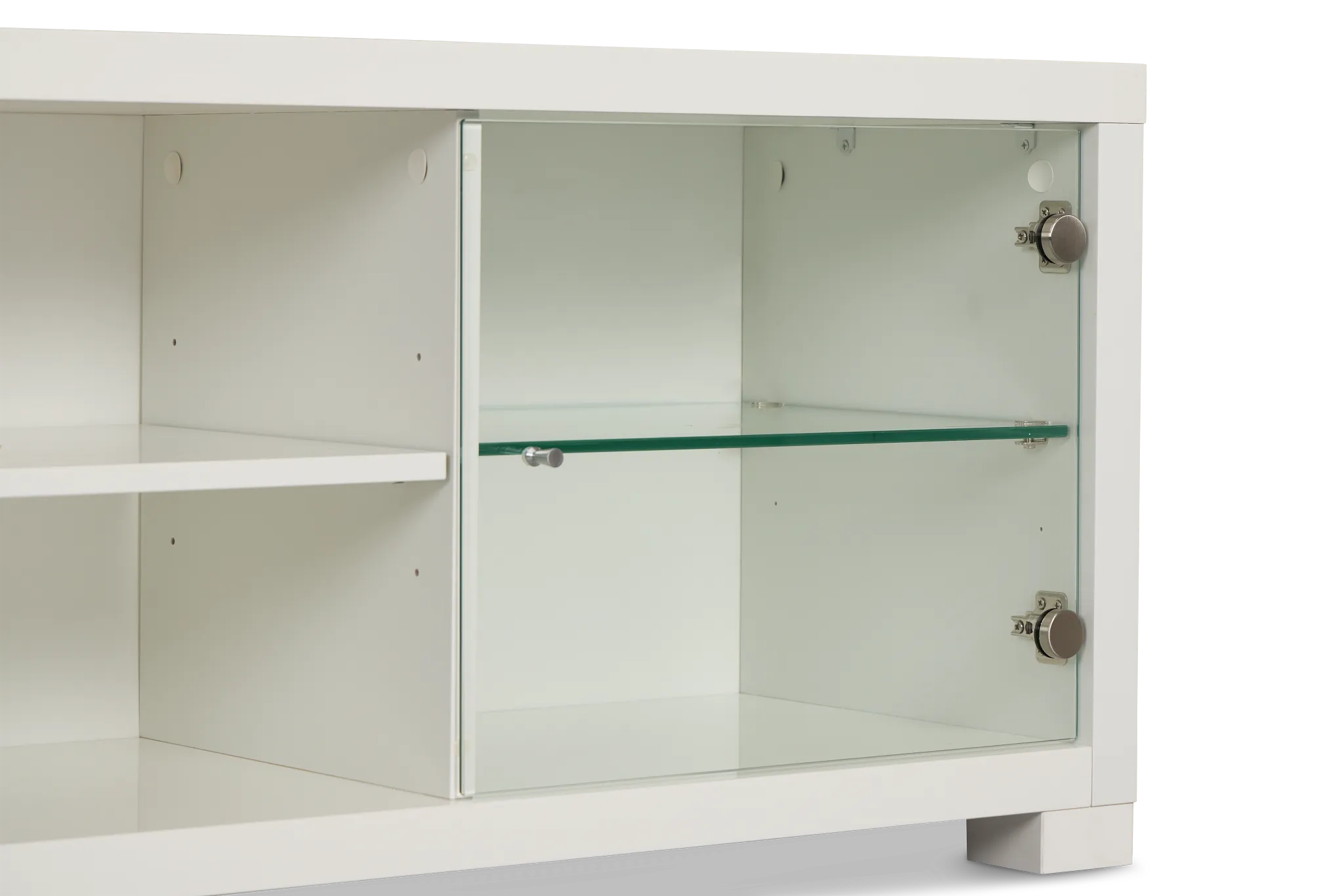 Doral White 85" Tv Stand