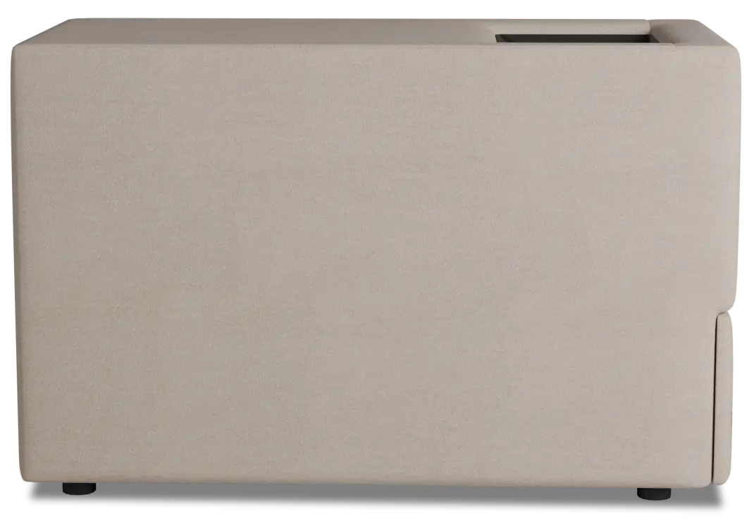 Citymod Beige Fabric Itable Media Console With Storage Drawer Citymod Beige Fabric Itable Media Console With Storage Drawer