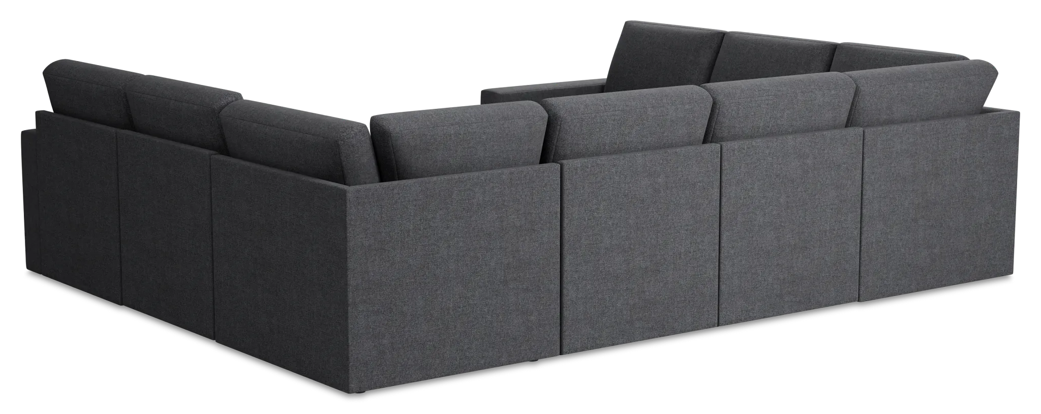 Citymod Dark Gray Fabric 8-piece Modular Sectional