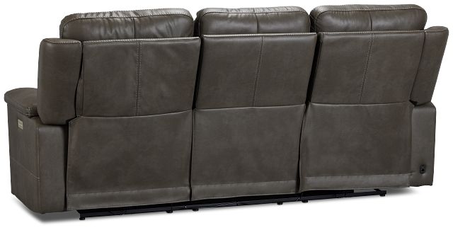 Jayden Gray Micro Power Reclining Sofa