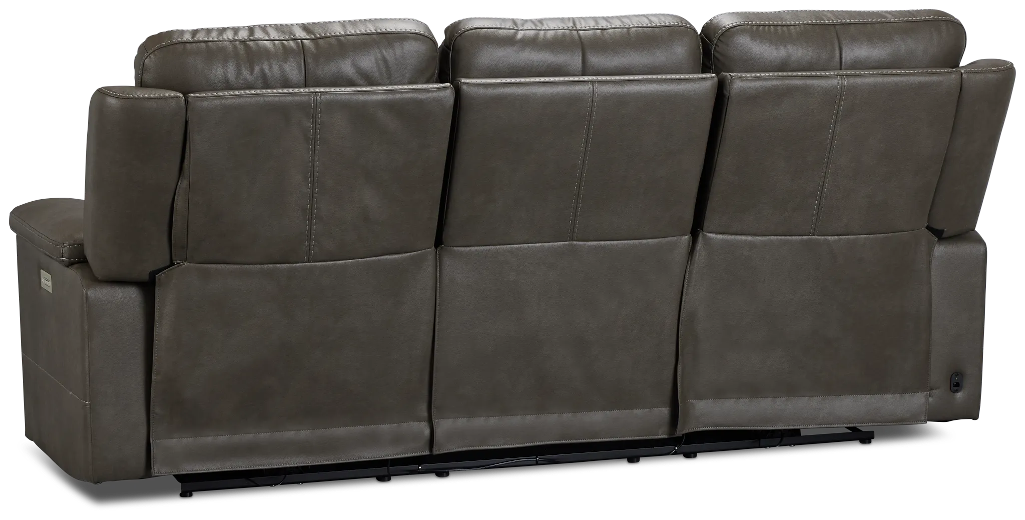Jayden Gray Micro Power Reclining Sofa