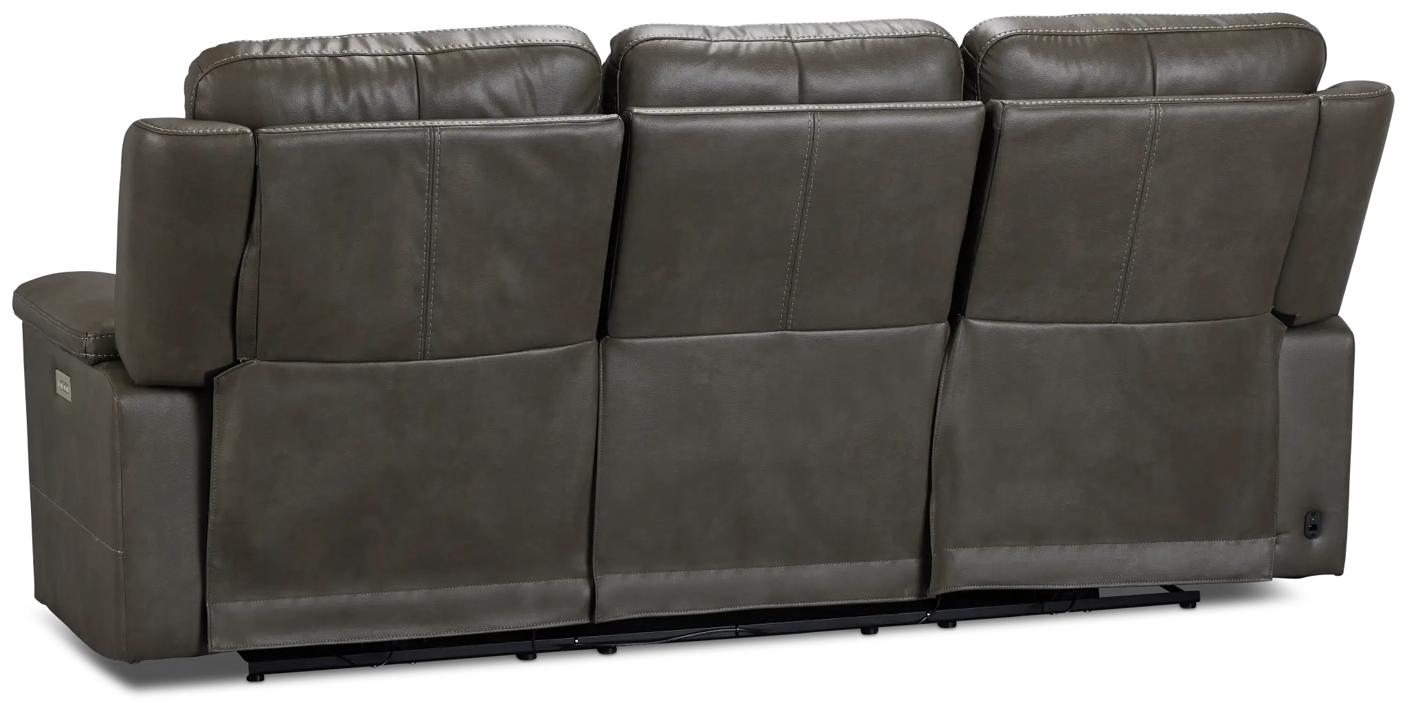 Jayden Gray Micro Power Reclining Sofa Jayden Gray Micro Power Reclining Sofa