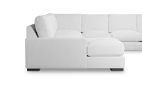 Edgewater Peyton White Large Left Chaise Sectional