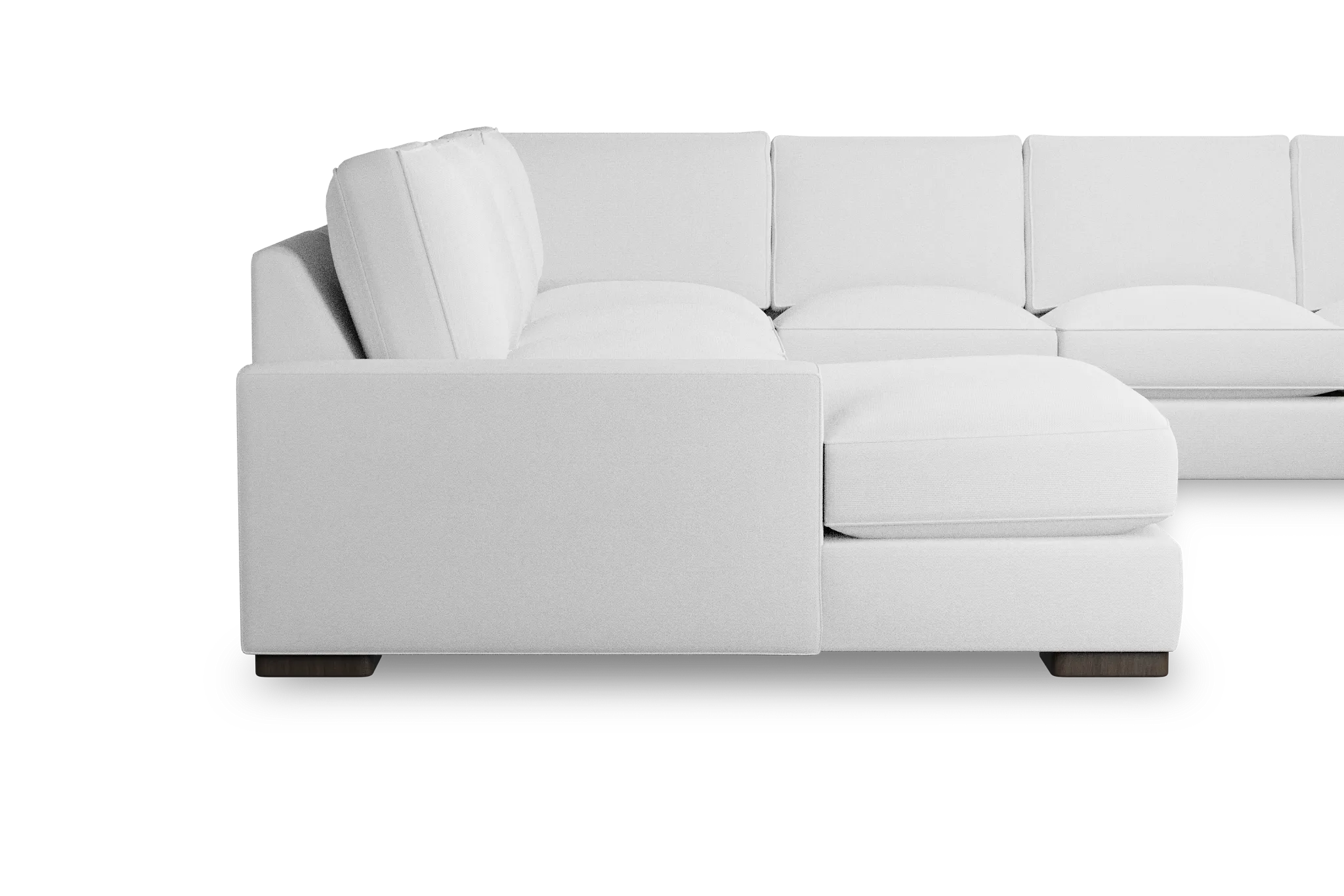 Edgewater Peyton White Large Left Chaise Sectional