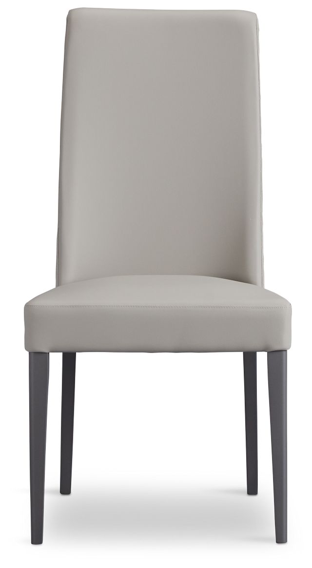 Oslo Light Gray Upholstered Side Chair