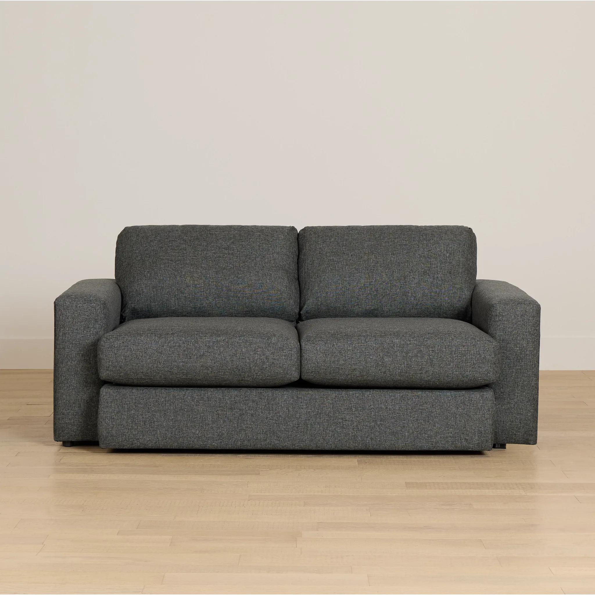Brantley Dark Gray Fabric Loveseat