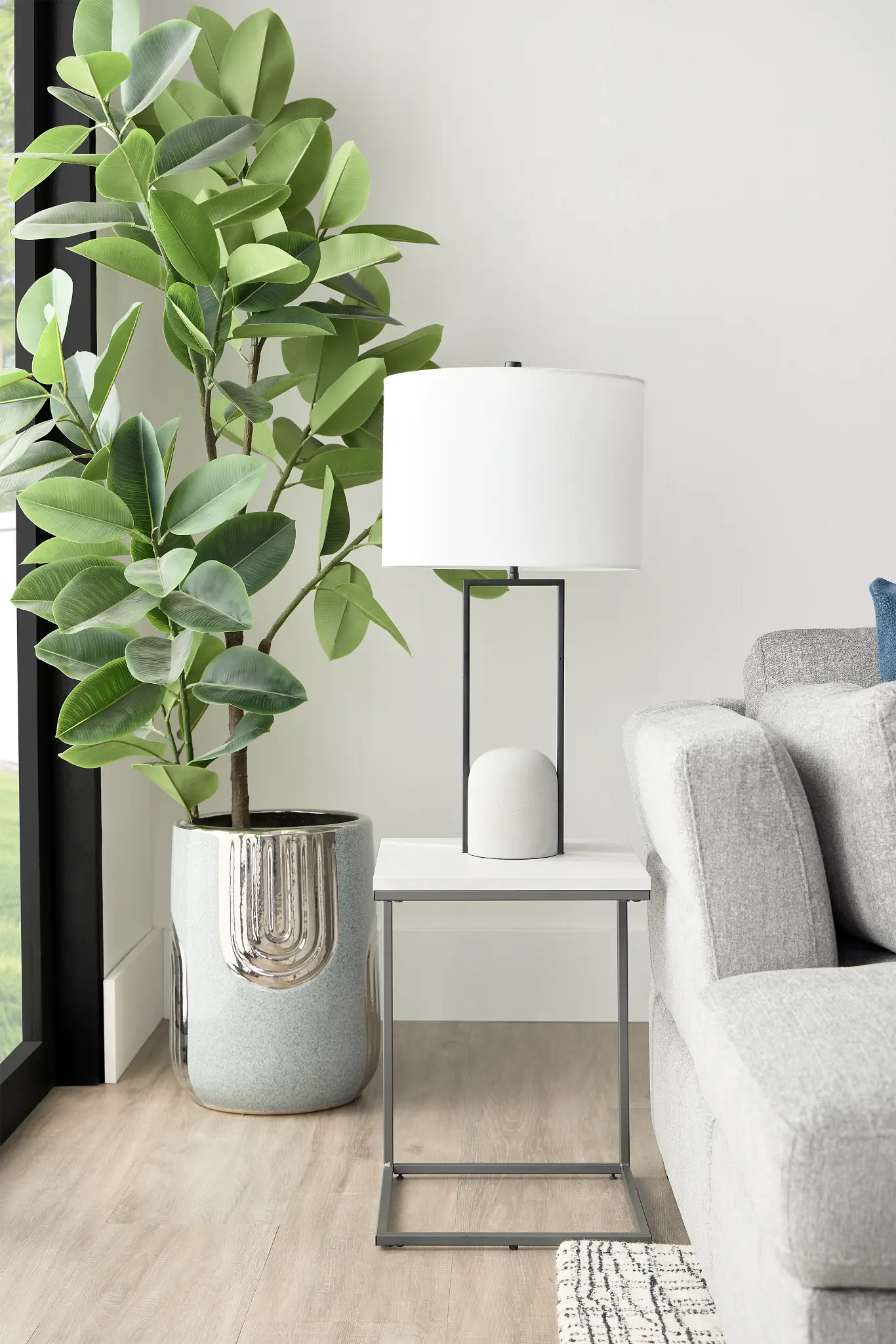 Joliet Gray Square End Table Joliet Gray Square End Table