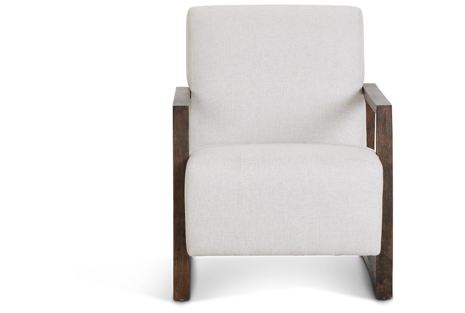Furman Light Beige Fabric Accent Chair