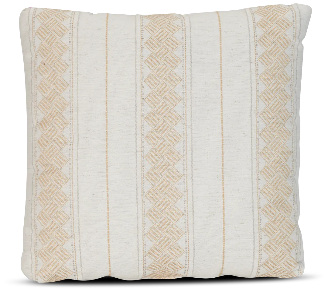 Hermione Gold 18" Accent Pillow