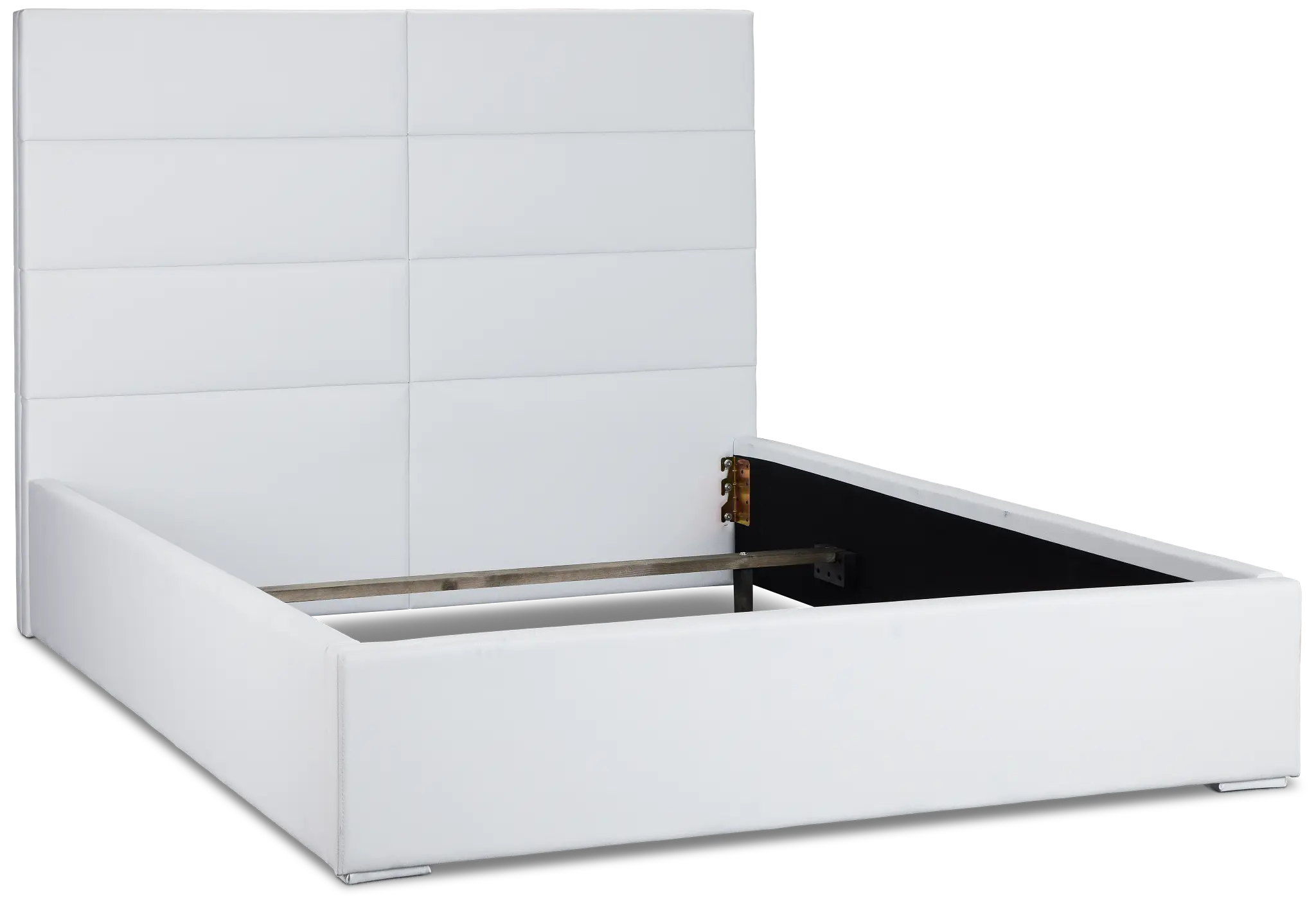 Doral White Uph Platform Bed Doral White Uph Platform Bed