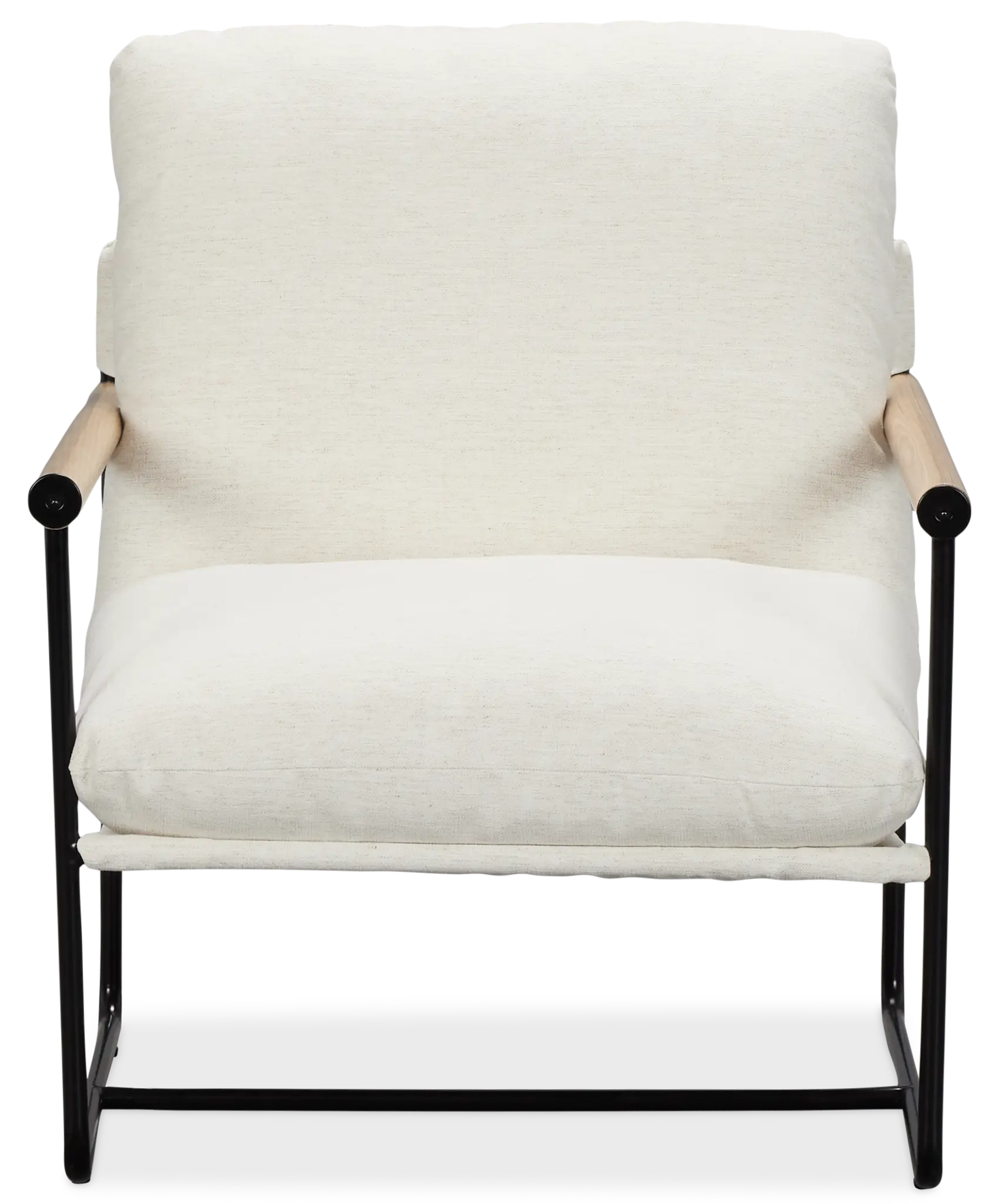 Margo White Fabric Accent Chair Margo White Fabric Accent Chair