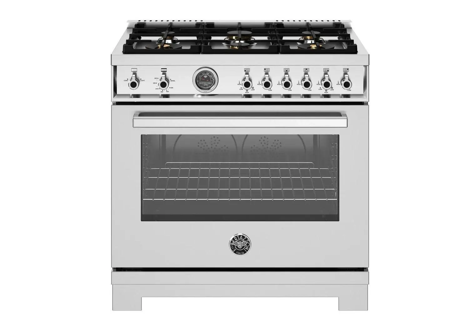 Bertazzoni 366 Series Stainless Steel 36" Propane Range Bertazzoni 366 Series Stainless Steel 36" Propane Range