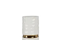 Celine White Short Vase